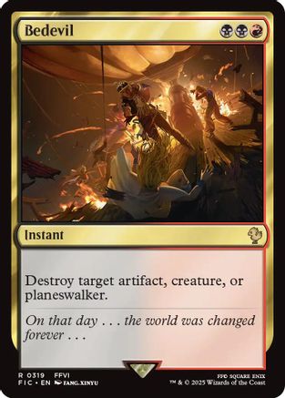 Bedevil (Surge Foil)  [Foil]  (FIC-319) - [Commander: FINAL FANTASY] - Trinity Hobby