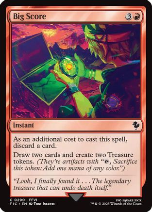 Big Score (Surge Foil)  [Foil]  (FIC-290) - [Commander: FINAL FANTASY] - Trinity Hobby
