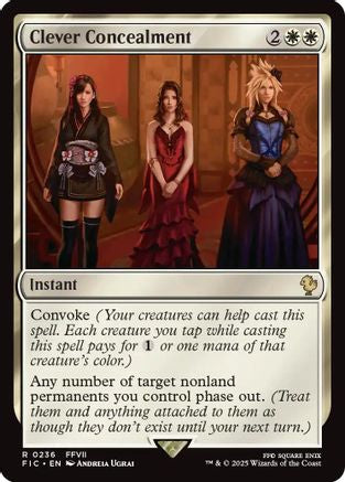 Clever Concealment (Surge Foil)  [Foil]  (FIC-236) - [Commander: FINAL FANTASY] - Trinity Hobby