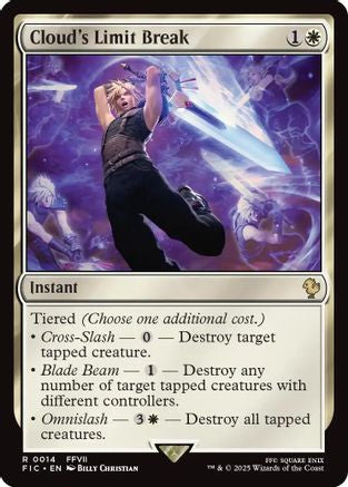 Cloud's Limit Break (Surge Foil)  [Foil]  (FIC-014) - [Commander: FINAL FANTASY] - Trinity Hobby