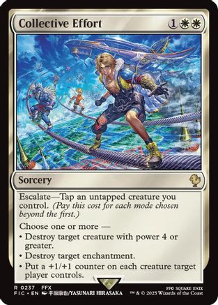 Collective Effort (Surge Foil)  [Foil]  (FIC-237) - [Commander: FINAL FANTASY] - Trinity Hobby