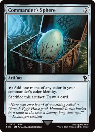 Commander's Sphere (Surge Foil)  [Foil]  (FIC-339) - [Commander: FINAL FANTASY] - Trinity Hobby