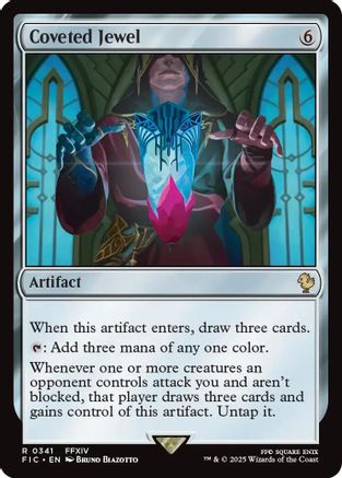 Coveted Jewel (Surge Foil)  [Foil]  (FIC-341) - [Commander: FINAL FANTASY] - Trinity Hobby