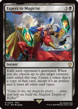 Espers to Magicite (Surge Foil)  [Foil]  (FIC-043) - [Commander: FINAL FANTASY] - Trinity Hobby