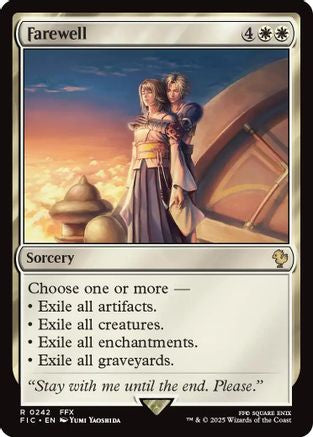 Farewell (Surge Foil)  [Foil]  (FIC-242) - [Commander: FINAL FANTASY] - Trinity Hobby