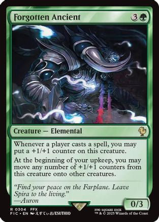 Forgotten Ancient (Surge Foil)  [Foil]  (FIC-304) - [Commander: FINAL FANTASY] - Trinity Hobby