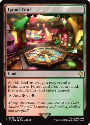 Game Trail (Surge Foil)  [Foil]  (FIC-398) - [Commander: FINAL FANTASY] - Trinity Hobby