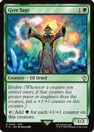 Gyre Sage (Surge Foil)  [Foil]  (FIC-306) - [Commander: FINAL FANTASY] - Trinity Hobby