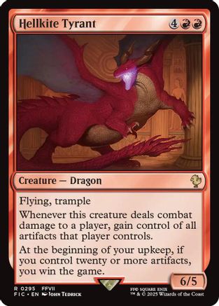 Hellkite Tyrant (Surge Foil)  [Foil]  (FIC-295) - [Commander: FINAL FANTASY] - Trinity Hobby