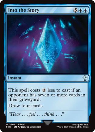 Into the Story (Surge Foil)  [Foil]  (FIC-266) - [Commander: FINAL FANTASY] - Trinity Hobby