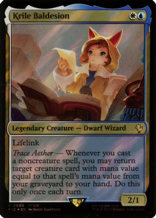 Krile Baldesion (Surge Foil)  [Foil]  (FIC-086) - [Commander: FINAL FANTASY]