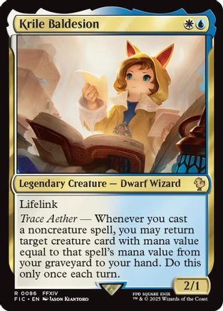 Krile Baldesion (Surge Foil)  [Foil]  (FIC-086) - [Commander: FINAL FANTASY] - Trinity Hobby
