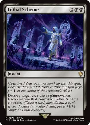 Lethal Scheme (Surge Foil)  [Foil]  (FIC-277) - [Commander: FINAL FANTASY] - Trinity Hobby