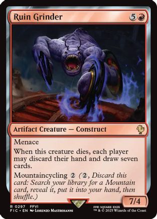 Ruin Grinder (Surge Foil)  [Foil]  (FIC-297) - [Commander: FINAL FANTASY] - Trinity Hobby