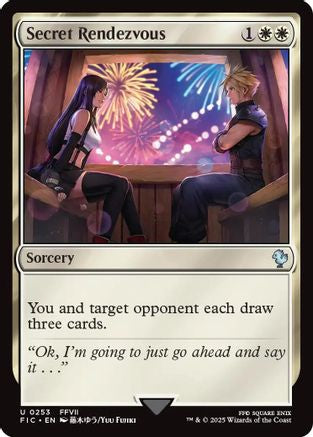 Secret Rendezvous (0253) (Surge Foil)  [Foil]  (FIC-253) - [Commander: FINAL FANTASY] - Trinity Hobby
