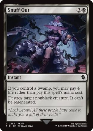 Snuff Out (Surge Foil)  [Foil]  (FIC-285) - [Commander: FINAL FANTASY] - Trinity Hobby