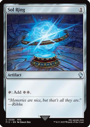 Sol Ring (0358) (Surge Foil)  [Foil]  (FIC-358) - [Commander: FINAL FANTASY] - Trinity Hobby