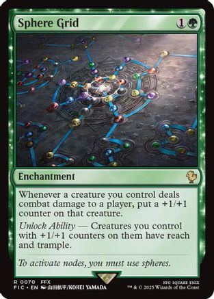 Sphere Grid (Surge Foil)  [Foil]  (FIC-070) - [Commander: FINAL FANTASY] - Trinity Hobby