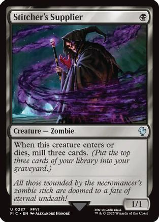 Stitcher's Supplier (Surge Foil)  [Foil]  (FIC-287) - [Commander: FINAL FANTASY] - Trinity Hobby