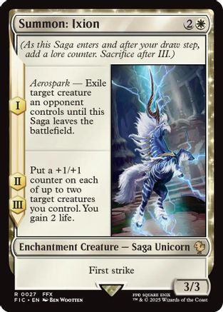 Summon: Ixion (Surge Foil)  [Foil]  (FIC-027) - [Commander: FINAL FANTASY] - Trinity Hobby