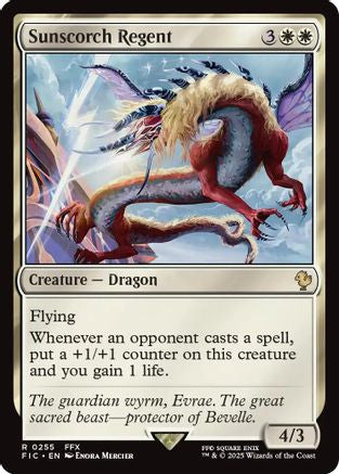 Sunscorch Regent (Surge Foil)  [Foil]  (FIC-255) - [Commander: FINAL FANTASY] - Trinity Hobby