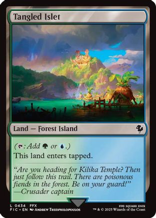 Tangled Islet (Surge Foil)  [Foil]  (FIC-434) - [Commander: FINAL FANTASY] - Trinity Hobby