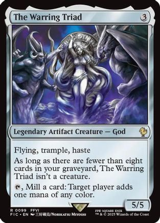 The Warring Triad (Surge Foil)  [Foil]  (FIC-099) - [Commander: FINAL FANTASY] - Trinity Hobby