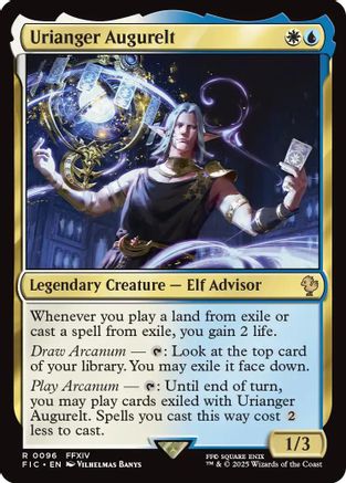 Urianger Augurelt (Surge Foil)  [Foil]  (FIC-096) - [Commander: FINAL FANTASY] - Trinity Hobby