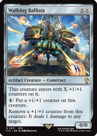 Walking Ballista (Surge Foil)  [Foil]  (FIC-371) - [Commander: FINAL FANTASY] - Trinity Hobby