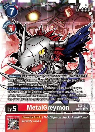 MetalGreymon (SP) (EX9-011) - [Versus Monsters] Foil - Trinity Hobby