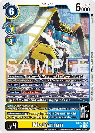 Mediamon (BT22-033) - [Cyber Eden] - Trinity Hobby