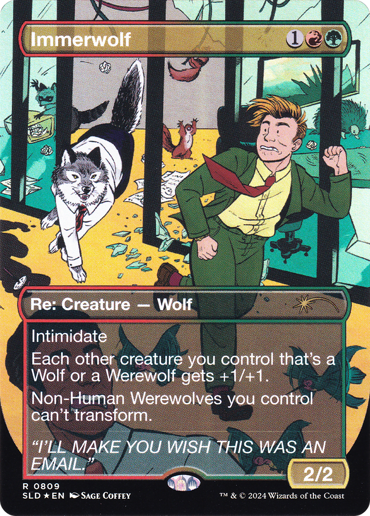 Immerwolf  (SLD-809) - [Secret Lair Drop] (Borderless) - Trinity Hobby