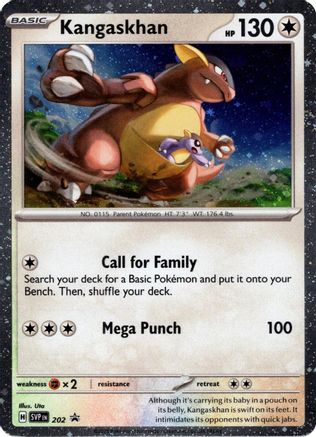 Kangaskhan - 202 (Cosmos Holo) - ( 202) [SV Scarlet & Violet Promo Cards] Holofoil - Trinity Hobby