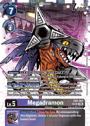 Megadramon (SP) (EX9-064) - [Versus Monsters] Foil - Trinity Hobby