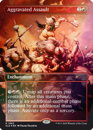Aggravated Assault (1983) (Rainbow Foil) (SLD-1983) - [Secret Lair Drop Series] Foil - Trinity Hobby