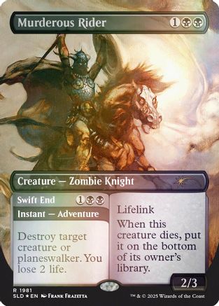 Murderous Rider (1981) (Rainbow Foil) (SLD-1981) - [Secret Lair Drop Series] Foil - Trinity Hobby