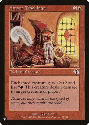 Arcane Teachings (Misprint)  (LIST-78/143) - [The List Reprints] - Trinity Hobby