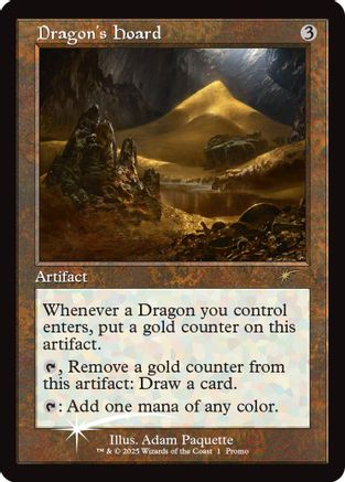 Dragon's Hoard (Retro Frame)  [Foil]  (WPN-) - [WPN & Gateway Promos] - Trinity Hobby