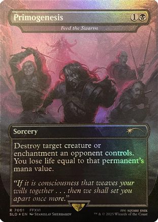 Primogenesis - Feed the Swarm (Rainbow Foil)  [Foil]  (SLD-7001) - [Secret Lair Drop Series] - Trinity Hobby
