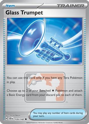 Glass Trumpet  - ( 135) Reverse Holofoil [League & Championship Cards] - Trinity Hobby