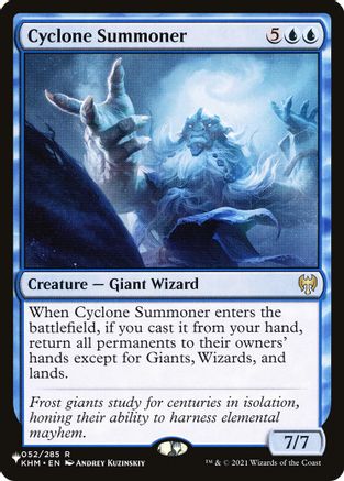 Cyclone Summoner  (LIST-052/285) - [The List Reprints] - Trinity Hobby
