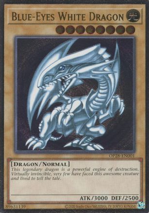 Blue-Eyes White Dragon [OP28-EN001] - OTS Tournament Pack 28 Unlimited - Ultimate Rare
