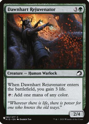 Dawnhart Rejuvenator  (LIST-180/277) - [The List Reprints] - Trinity Hobby