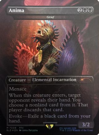 Anima - Grief (Rainbow Foil)  [Foil]  (SLD-7006) - [Secret Lair Drop Series] - Trinity Hobby
