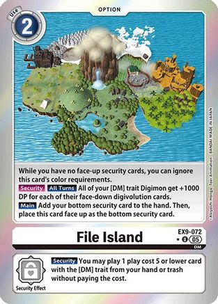 File Island (Limited Foil) (EX9-072) - [Versus Monsters] Foil