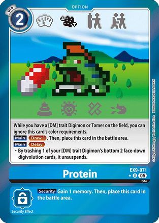 Protein (Limited Foil) (EX9-071) - [Versus Monsters] Foil - Trinity Hobby