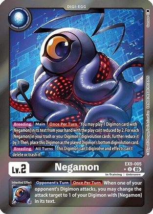 Negamon (Limited Foil) (EX9-005) - [Versus Monsters] Foil - Trinity Hobby