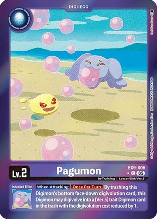 Pagumon (Limited Foil) (EX9-006) - [Versus Monsters] Foil - Trinity Hobby