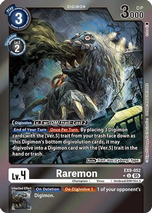 Raremon (Limited Foil) (EX9-052) - [Versus Monsters] Foil - Trinity Hobby
