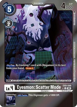 Eyesmon: Scatter Mode (Limited Foil) (EX9-048) - [Versus Monsters] Foil - Trinity Hobby